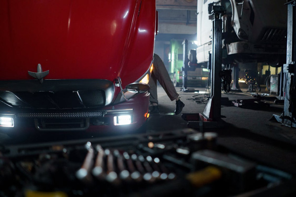 Car in Shop